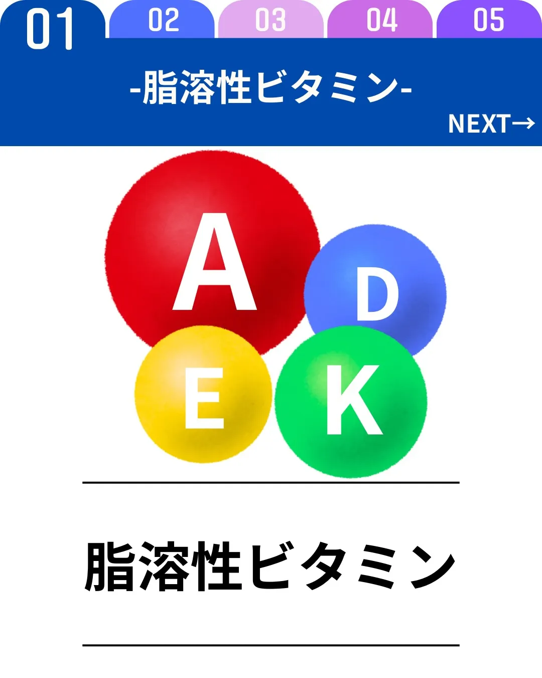 脂溶性ビタミンは、ビタミンA・D・E・Kの4種類!油と一緒に...